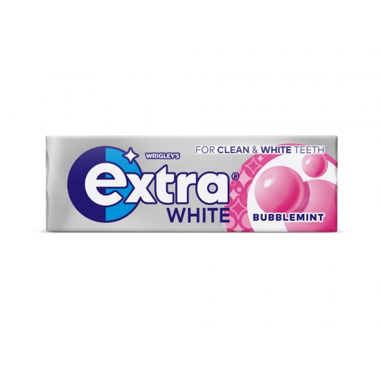 EXTRA WHITE BUBBLE MINT 15G 60240037