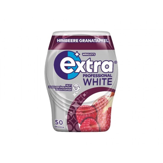 60240038 GUM EXTRA WHITE RASPBERRY POMEGRANATE 90G