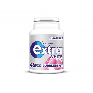 60240040 GUM EXTRA WHITE BUBBLE MINT 90G