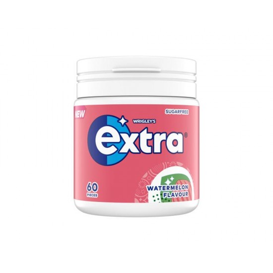 WRIGLEY'S EXTRA WATERMELON GUM BOTTLE 84g 60240045