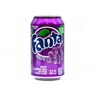 CARBONATED DRINK FANTA GRAPE CAN 330ml 70030027