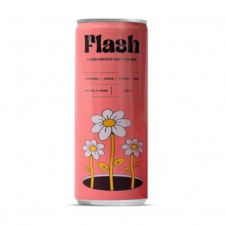 Flash soft drink with cherry, lemon, mint and chamomile flavour, 250 ml 70740002
