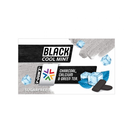 gum V black sugar free , strong mint green tea 17 g 97260041