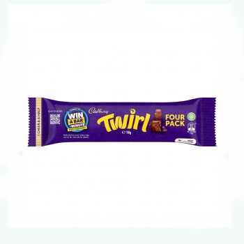 Cadbury Twirl chocolate bar 4 Pack 58g