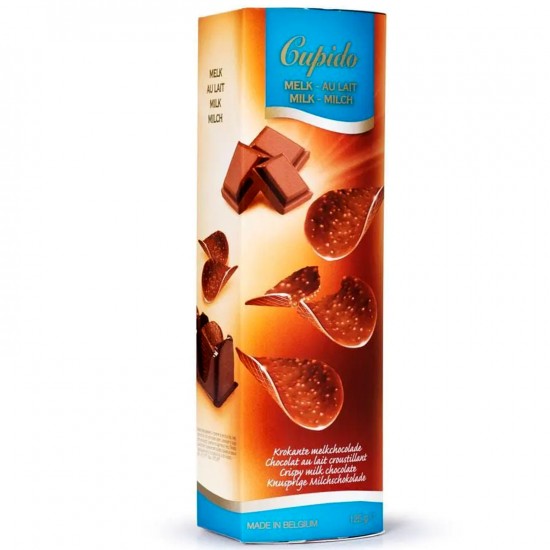 Cupido Crisy Milk Seal Caramel Choco Chips 125g