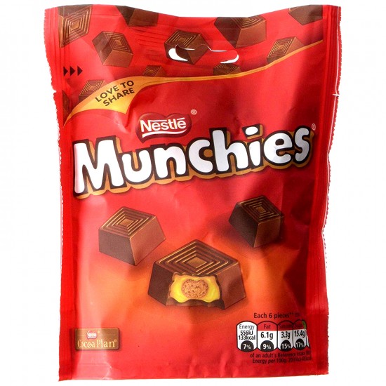 Munchies Pouch with milk chocolate 104g